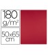 Cartulina liderpapel 50x65 cm 180g m2 rojo navidad paquete de 25 hojas