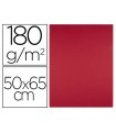 Cartulina liderpapel 50x65 cm 180g/m2 rojo navidad paquete de 25 hojas