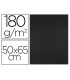 Cartulina liderpapel 50x65 cm 180g m2 negro paquete de 25 hojas