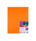 Cartulina liderpapel 50x65 cm 180g m2 naranja paquete de 25 hojas