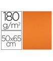 Cartulina liderpapel 50x65 cm 180g/m2 naranja paquete de 25 hojas