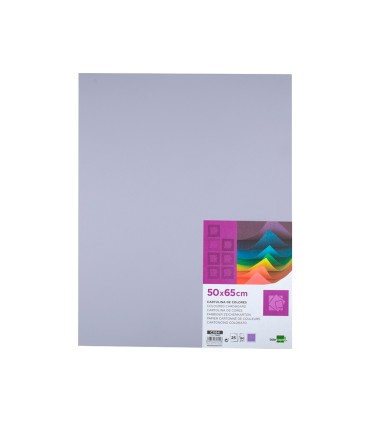 Cartulina liderpapel 50x65 cm 180g m2 lila paquete de 25 hojas