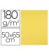 Cartulina liderpapel 50x65 cm 180g m2 amarillo limon paquete de 25 hojas