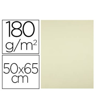 Cartulina liderpapel 50x65 cm 180g m2 amarillo paquete de 25 hojas