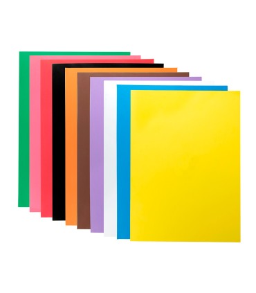 Goma eva liderpapel 50x70cm 60g m2 espesor 15mm colores surtidos