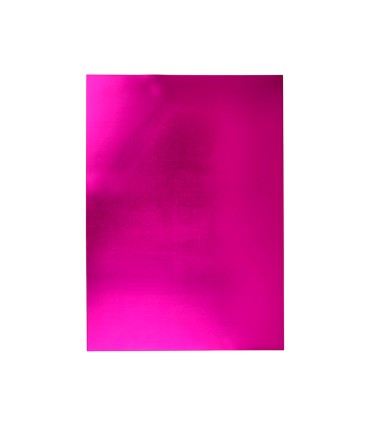 Goma eva liderpapel 50x70 cm espesor 2 mm metalizada rosa