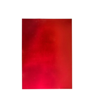 Goma eva liderpapel 50x70 cm espesor 2 mm metalizada rojo