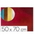 Goma eva liderpapel 50x70 cm espesor 2 mm metalizada rojo