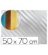 Goma eva liderpapel 50x70 cm espesor 2 mm metalizada plata