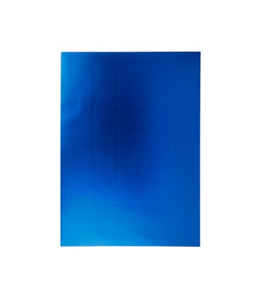 Goma eva liderpapel 50x70 cm espesor 2 mm metalizada azul