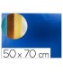 Goma eva liderpapel 50x70 cm espesor 2 mm metalizada azul