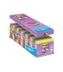 Bloc de notas adhesiva quita y pon post it super sticky 76x76 mm 90 hojas colores surtidos pack de 21 3