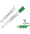 Rotulador q-connect pizarra blanca color verde punta redonda 3 mm