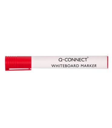 Rotulador q connect pizarra blanca color rojo punta redonda 3 mm