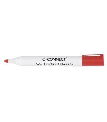 Rotulador q connect pizarra blanca color rojo punta redonda 3 mm