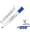 Rotulador q-connect pizarra blanca color azul punta redonda 3 mm