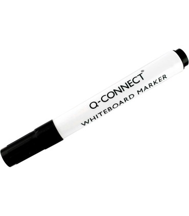 Rotulador q connect pizarra blanca color negro punta redonda 3 mm