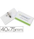 Identificador q connect con pinza e imperdible kf17457 40x75 mm