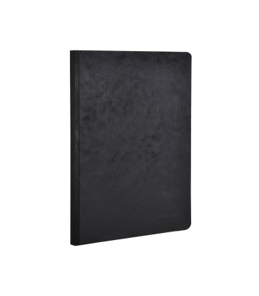 Libreta age bag tapa cartulina lomo cosido rayado horizontal 96 hojas color negro 148x210 mm