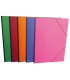 Carpeta planos clairefontaine din a3 con gomas carton gofrado colores surtidos