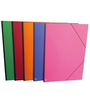 Carpeta planos clairefontaine din a3 con gomas carton gofrado colores surtidos