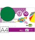 Goma eva liderpapel din a4 60g m2 espesor 15mm verde paquete de 10 hojas