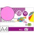 Goma eva liderpapel din a4 60g m2 espesor 15mm rosa paquete de 10 hojas