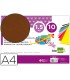 Goma eva liderpapel din a4 60g m2 espesor 15mm marron paquete de 10 hojas