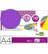 Goma eva liderpapel din a4 60g m2 espesor 15mm violeta paquete de 10 hojas