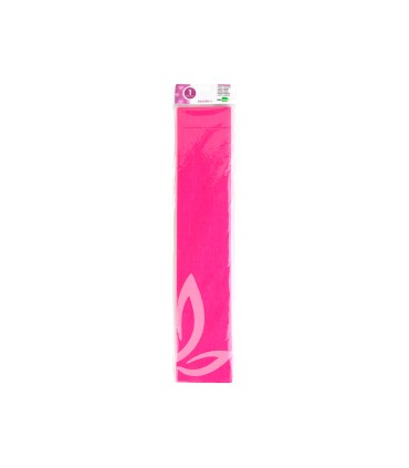 Papel crespon liderpapel 50 cm x 25 m 34g m2 rosa fluorescente