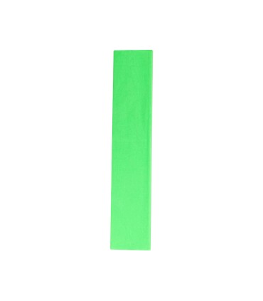 Papel crespon liderpapel 50 cm x 25 m 34g m2 verde fluorescente