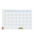 Planning magnetico nobo mensual rotulable marco metalico 90x60 cm