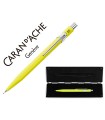 Portaminas caran d'ache 844 0,7 mm con estuche amarillo fluor