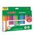 Rotulador alpino standard caja de 24 colores surtidos