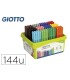 Rotulador giotto turbo color school pack de 144 unidades 12 colores x 12 unidades