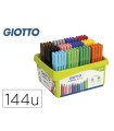 Rotulador giotto turbo color school pack de 144 unidades 12 colores x 12 unidades