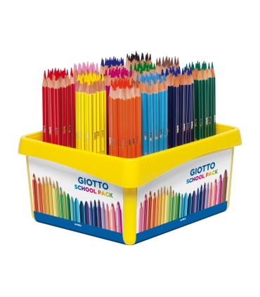 Lapices de colores giotto stilnovo school pack de 192 unidades 12 colores x 16 unidades