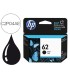 Ink jet hp n62 officejet 5640 7640 5740 negro 200 pag 