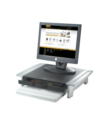 Soporte fellowes para monitor tft office suites ajustable en altura con bandeja 100 150x500x364 mm mm color