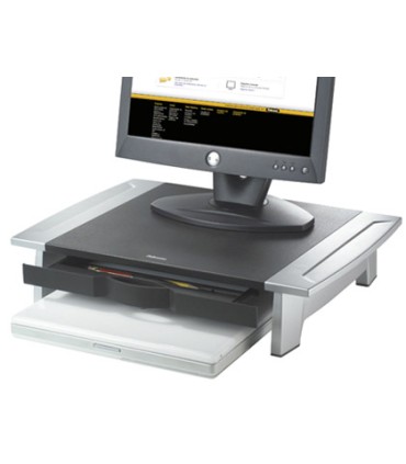 Soporte fellowes para monitor tft office suites ajustable en altura con bandeja 100 150x500x364 mm mm color