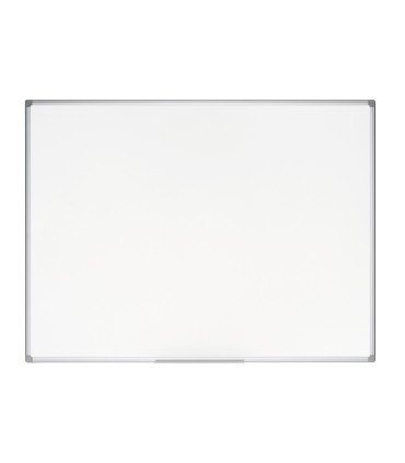 Pizarra blanca bi office earth it magnetica de acero vitrificado marco de aluminio 100 x 150 cm con bandeja para