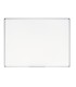 Pizarra blanca bi office earth it magnetica de acero vitrificado marco de aluminio 120 x 90 cm con bandeja para