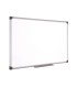 Pizarra blanca bi office magnetica maya w ceramica vitrificada marco de aluminio 240 x 120 cm con bandeja para