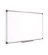 Pizarra blanca bi office magnetica maya w ceramica vitrificada marco de aluminio 200 x 100 cm con bandeja para