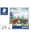 Lapices de colores staedtler wopex ecologico 24 colores en caja de carton