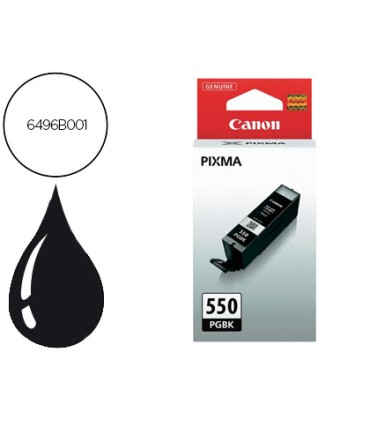 Ink jet canon pgi 550 pixma mg 5450 ip7250 mg6350 negro 15 ml