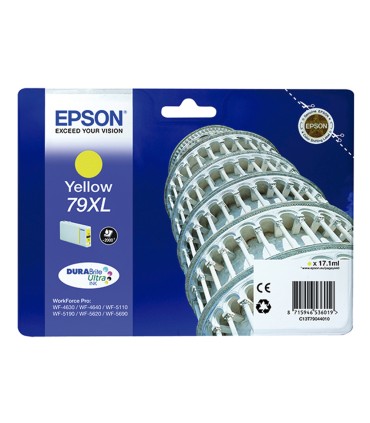 Ink jet epson 79xl 900p wf 4630 4640 5110 5620 5690 5690 amarillo 2000 pag 