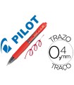 Boligrafo pilot g-2 pixie rojo tinta gel retractil sujecion de caucho