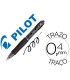 Boligrafo pilot g 2 pixie negro tinta gel retractil sujecion de caucho