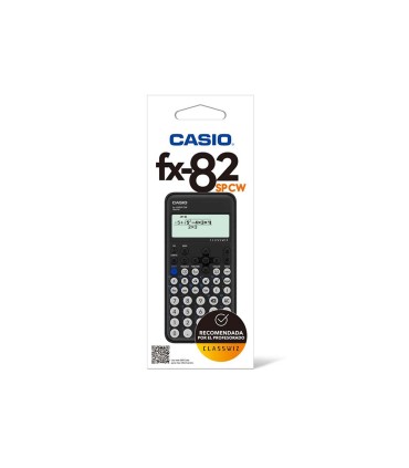 Calculadora casio fx 82sp cw iberia classwiz cientifica 300 funciones 9 memorias con tapa